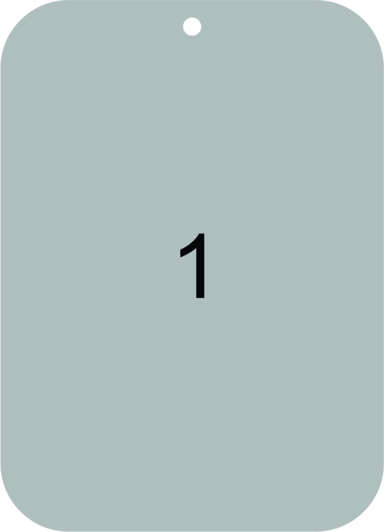 Jelkica četvrtastog oblika 90x65mm