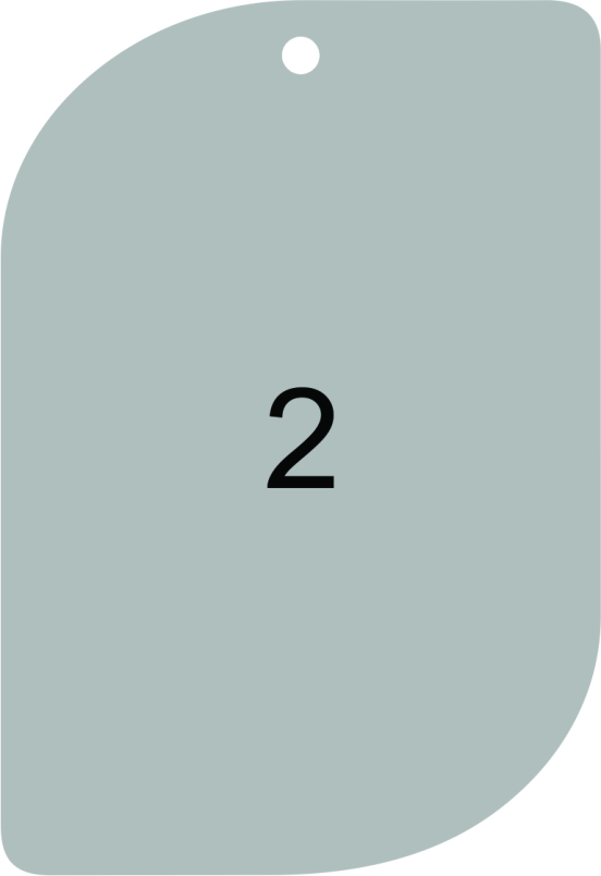 Jelkica četvrtastog oblika 95x65mm